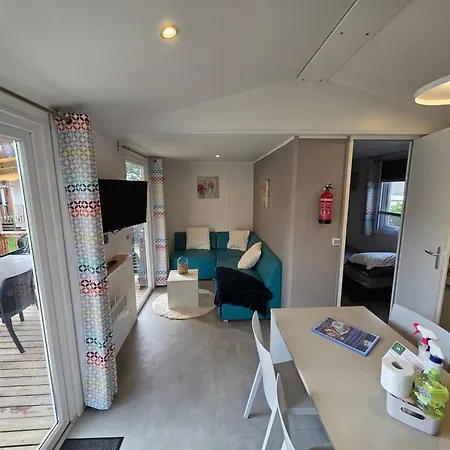 Campingplatz Sejour Normandie - - Mobilhome Confort 2ch-4p Avec Wifi, Tv Et Linge - 5 Etoiles - H263 *